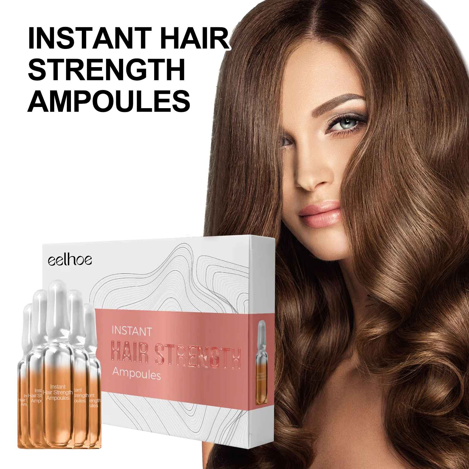 Ampolla para el cuidado del cabello, Control de la pérdida de cabello, reparación del cuero cabelludo, salud del folículo, fortalecimiento, solución de masaje de raíz del cabello con extremo dividido