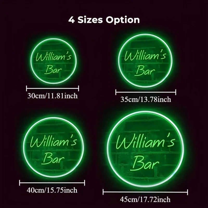 Custom Neon Sign with Text, Door/Wall Hanging Neon Light for Rooms/Wedding/Parties/Bar/Salon/Store Decor, Room Decor, Wall Decor