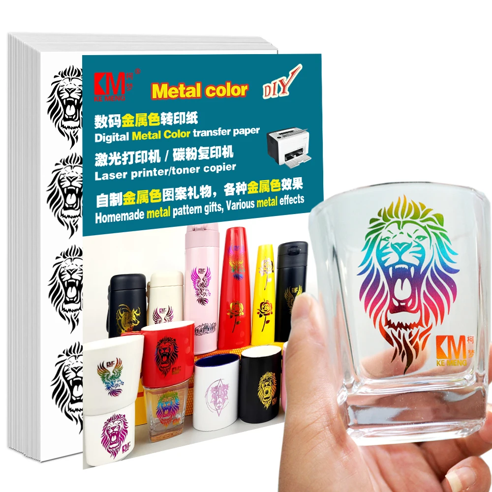 

For Mug Glass Pencil Printable Laser Hot stamping Transfer Paper Water Slide Decal Paper Hot Golg Transfer Film