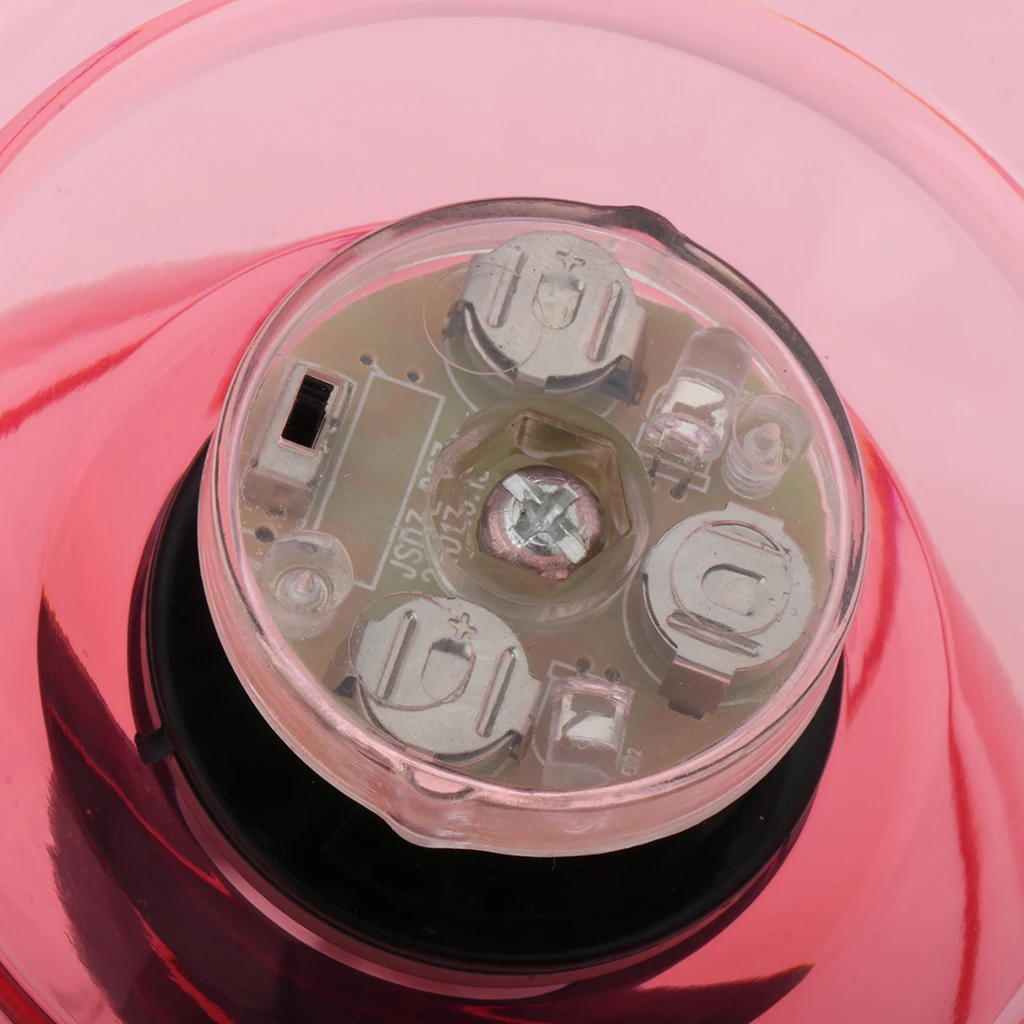 Professional 3-Bearing Diabolo with Sticks & String, Rubber Ball Toy LED Traditional Juggling Toys Triple Bearing Diabolo