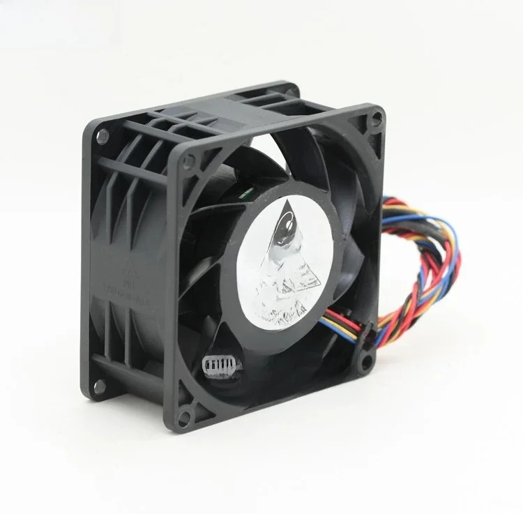 12v łożysko kulkowe wentylator dla delta 8038 dc12v 8cm Super samochód Booster szybki gwałtowny wentylator 4.9A PFR0812XHE 13000RPM 80*80*38mm — zdjęcie 2