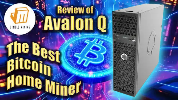 Майнер для биткоинов Canaan Avalon Q 90TH/s с американским сетевым шнуром