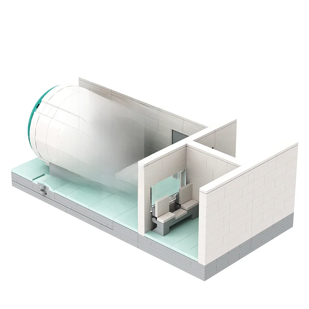 Moc Mri Scanner Bakstenen Modeluitrusting Open Bouwstenen Set-Idee Assembleren Medisch Apparaat Wetenschappelijk Educatief Speelgoed Voor Cadeau - afbeelding 2