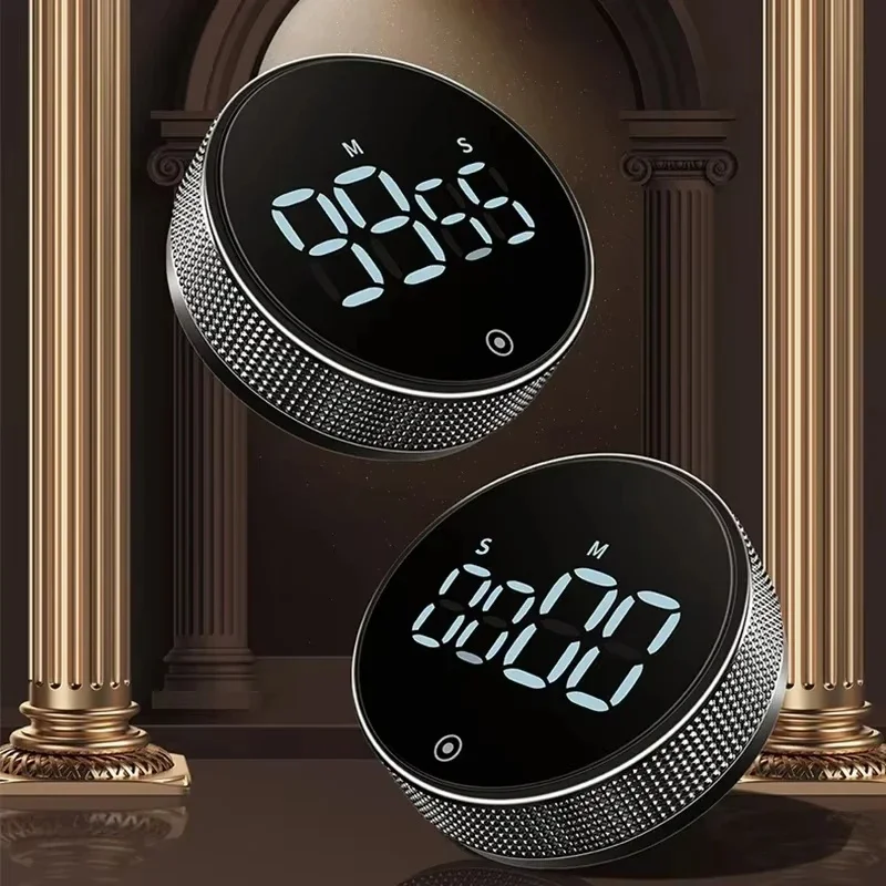 Dinrgo magnetische digitale timers handmatige countdown keukentimer countdown klok mechanische teller voor koken douche studie - afbeelding 2