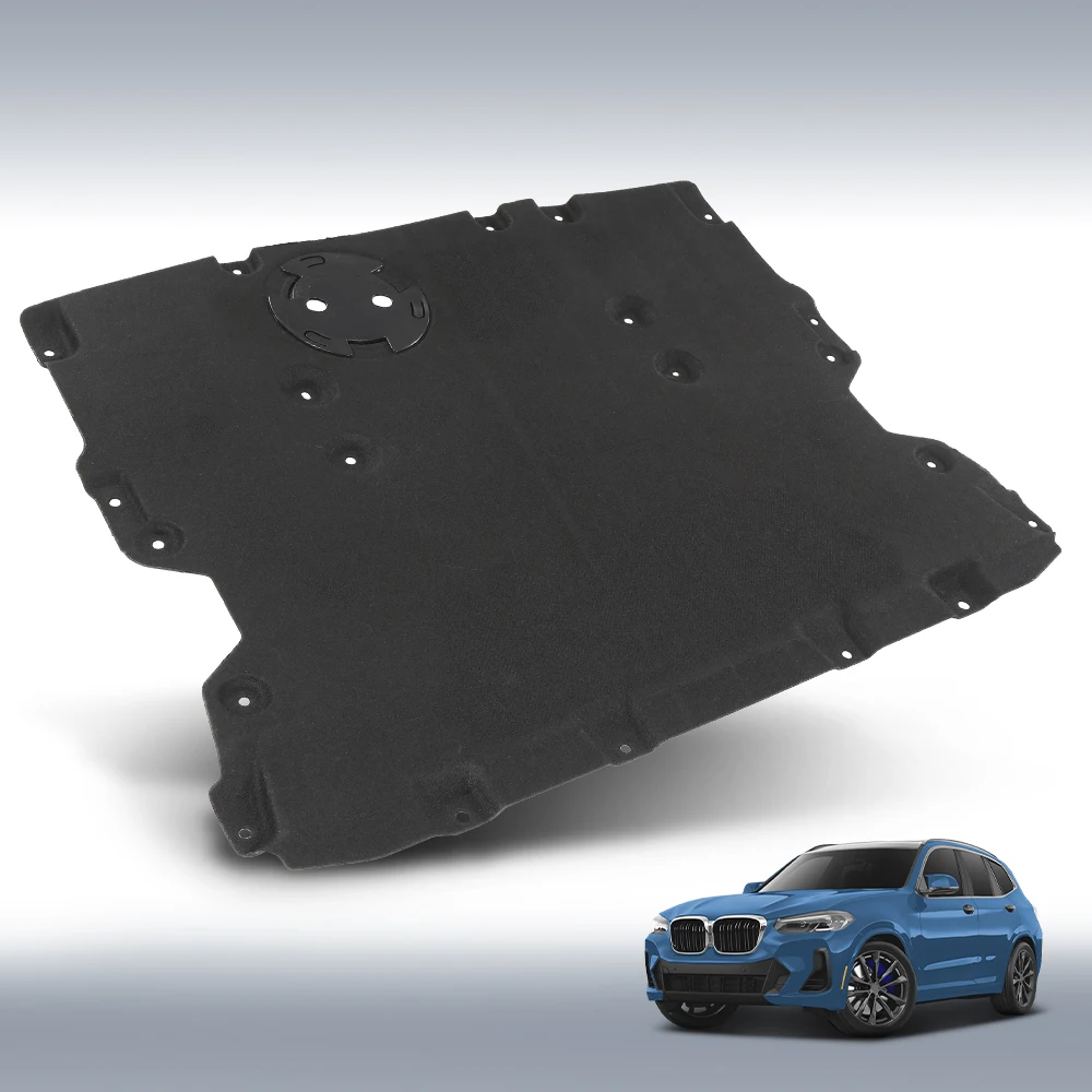 

Передние нижние брызговики двигателя подходят для Bmw X3 X4 Xdrive30I 51757417386 Bm1228196C 2019-2021 гг., черные под брызговик двигателя