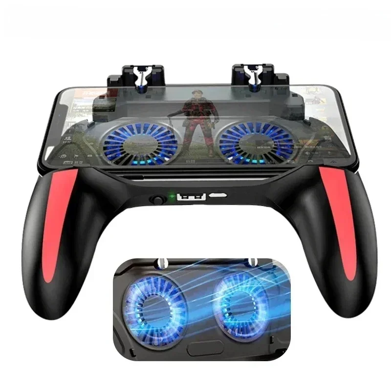 H10 4 palce uchwyt do gier na telefon komórkowy z grzejnikiem celowanie strzelanie Gamepad kontroler typu joystick dla IOS Android akcesoria do gier — zdjęcie produktu 7