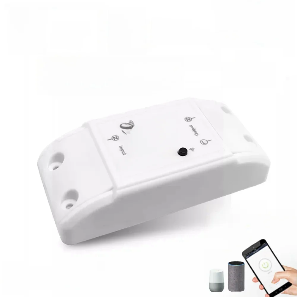 Disjuntor remoto sem fio para Smart Home, LED Light Controller, Módulo Domotic, Alexa, Google Home,