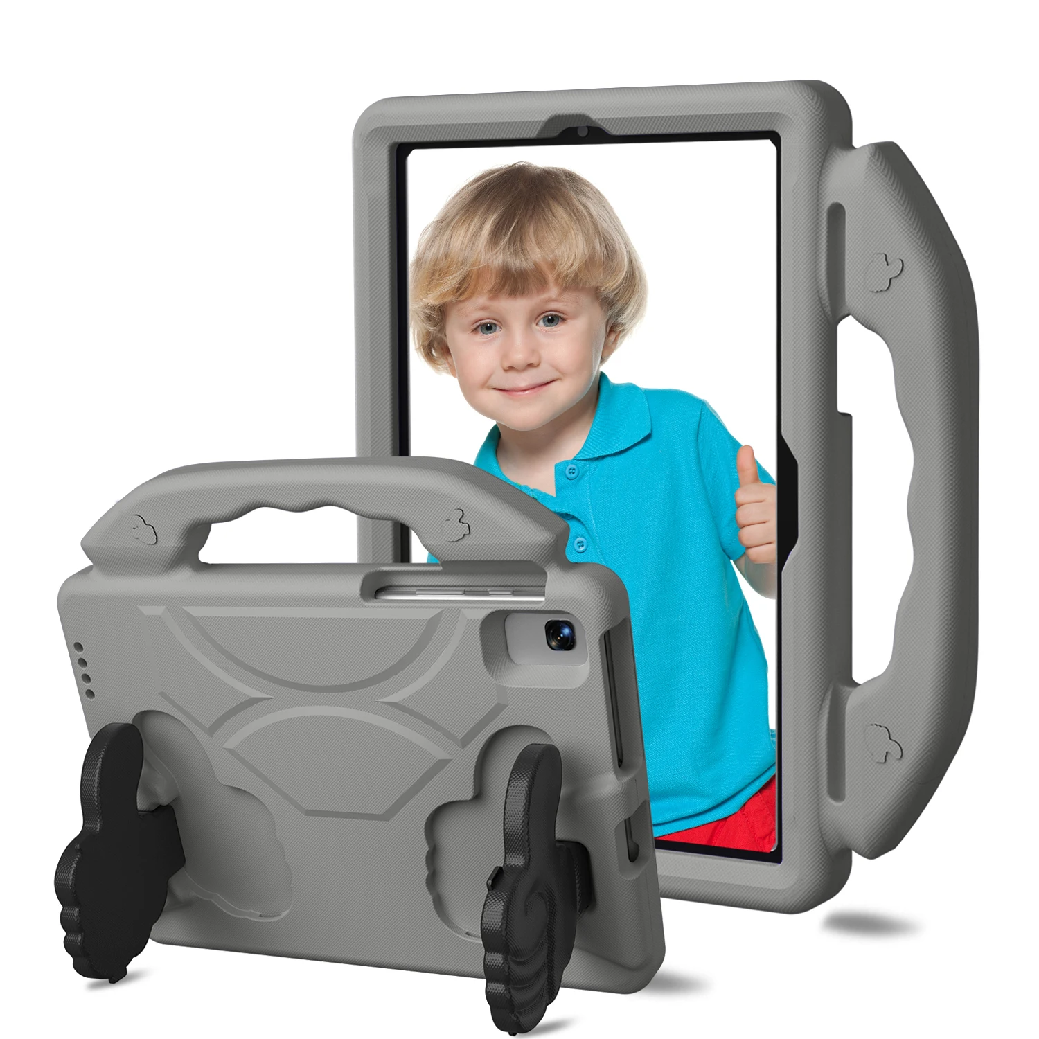 Case for Samsung Galaxy 10.4in TAB A7 T500 T505 T509 S6 Lite P610 615 620 625 627 Shockproof Lightweight Cover with Handle Stand