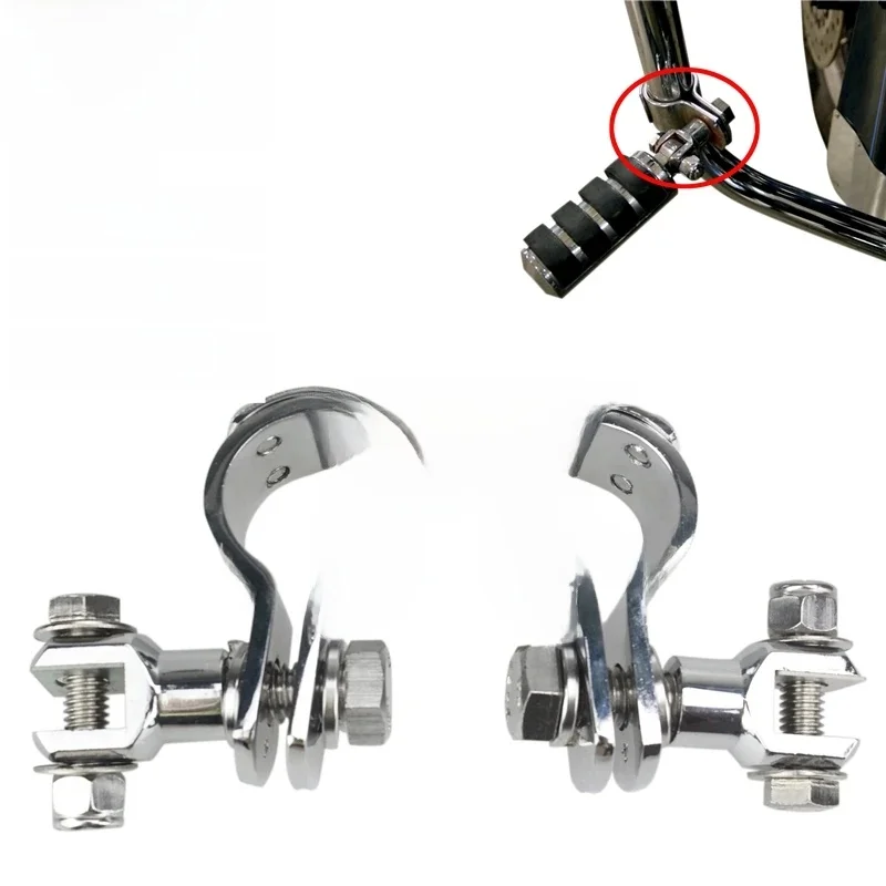 1-1/2 "1-1/4" 1-1/8 "motorrad Motor Schutz Autobahn Fußrasten Fußrasten Montieren schellen Für Harley Cafe Racer Honda Kawasaki Suzuki