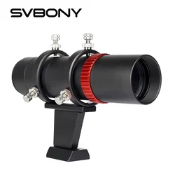 SVBONY SV165 Mini 40mm f/4 zakres prowadzący 1.25 ”i T2 do fotografii głębokiego nieba, 6-pionowe pierścienie lunety, stop aluminium obrabiane CNC