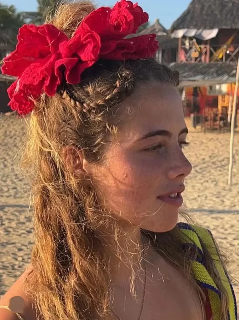 Czerwona przesadna kwiatowa koronkowa opaska na kucyk elegancka jednokolorowa gumka gumka do włosów opaska do włosów Vintage — zdjęcie 2