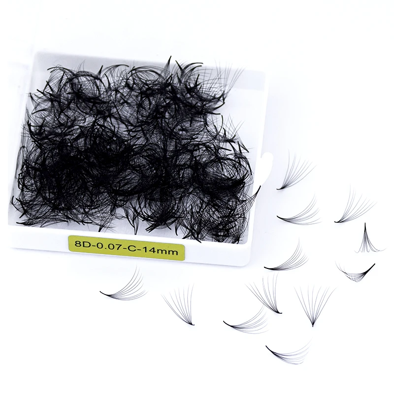 Song Lashes 5D 6D 7D 10D Single/Mixed Length Promade Fans DD Curl Eyelash Extensions 480-550 Fans Makeup Tools 0.03/0.05/0.07