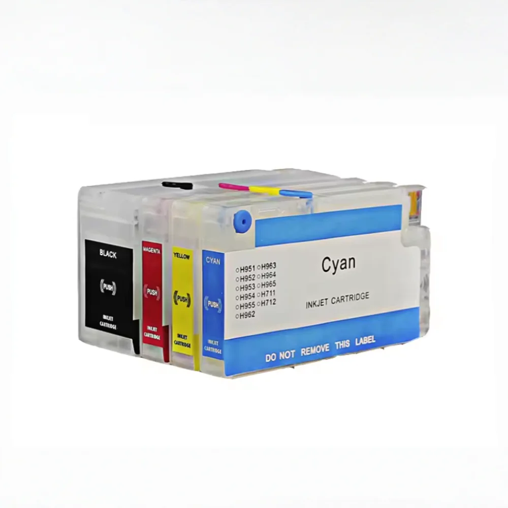 

952XL 953XL 954XL 955XL Refillable Ink Cartridge with chip For HP Officejet Pro 7720 7730 7740 8210 8218 8710 8715 8720 8730