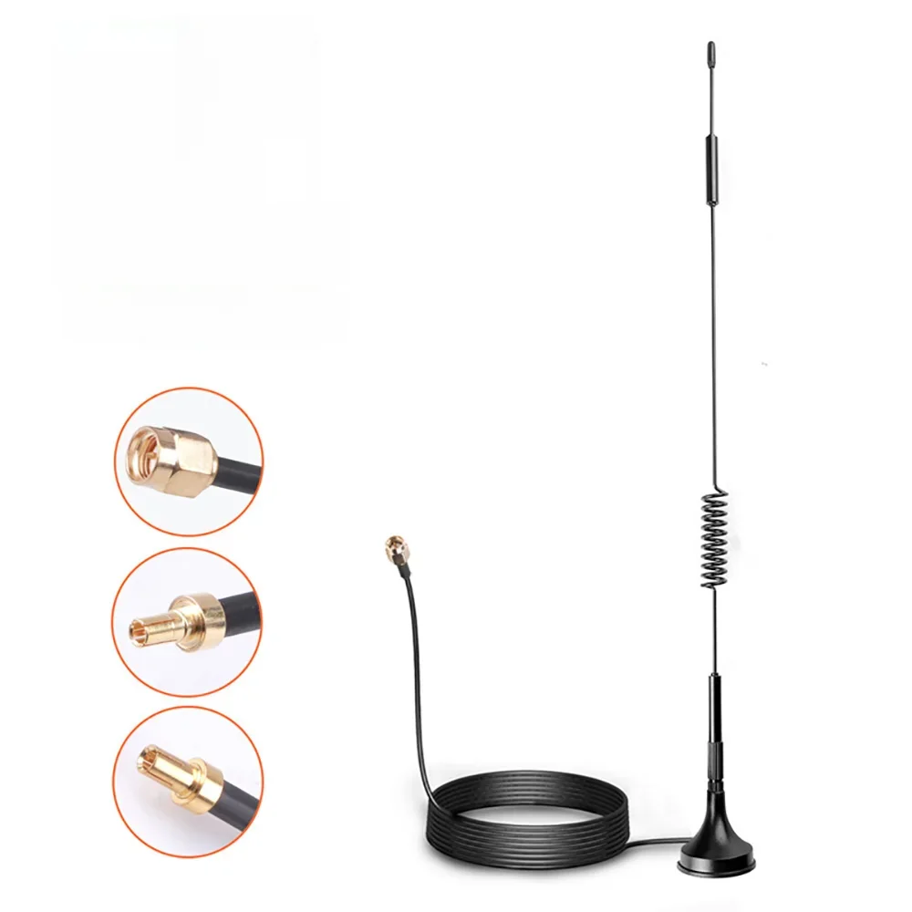 Antena o wysokim wzmocnieniu 12dBi 2G 3G 4G TS9 CRC9 SMA Złącze męskie 700-2700MHz GSM Router zewnętrzny LTE Antena magnetyczna Wzmacniacz sygnału — zdjęcie 2