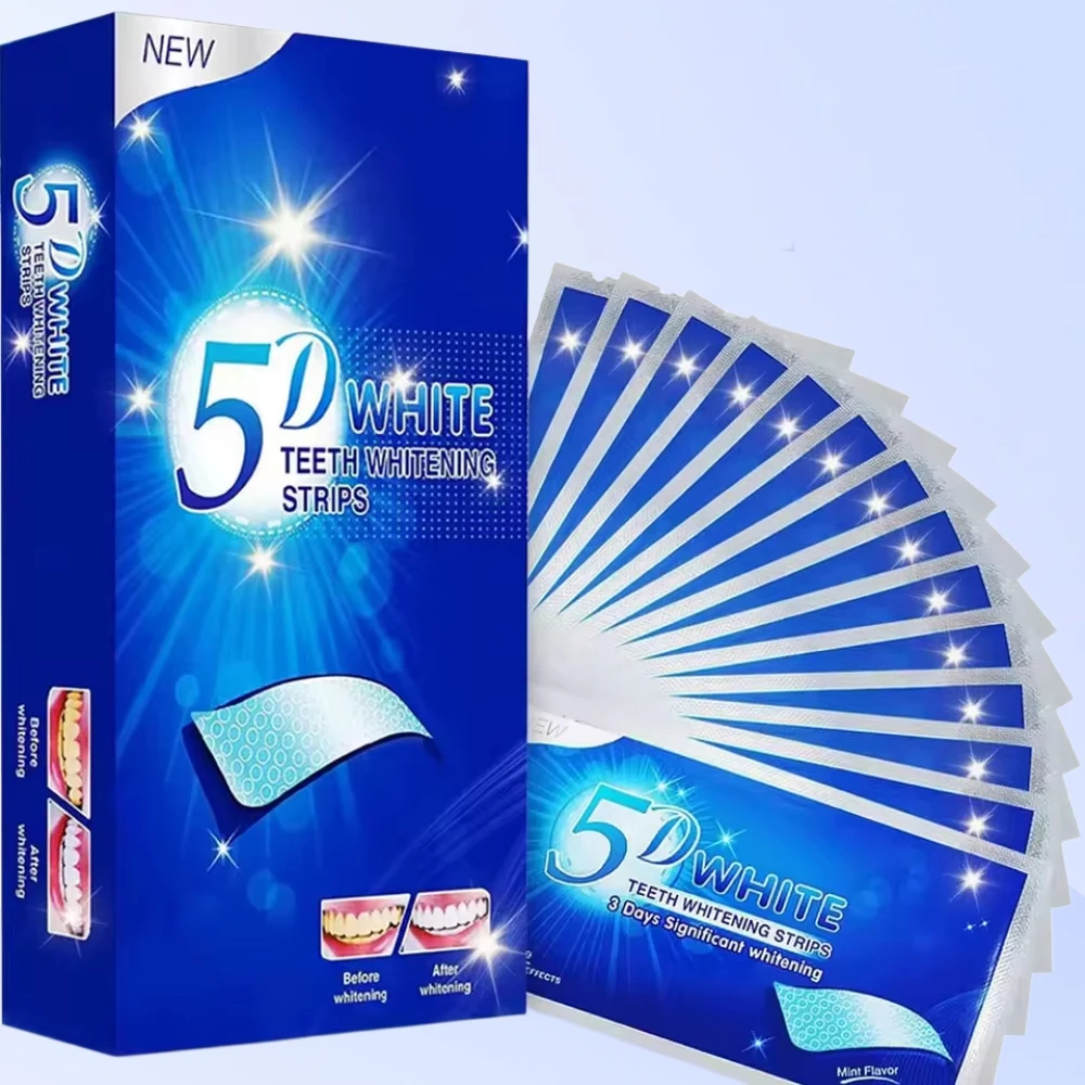 3D/5D/9D Teeth Whitening Strips White Tooth Dental Kit Oral Hygiene Care Strip for Teeth Veneers Dentist Whiten Strips
