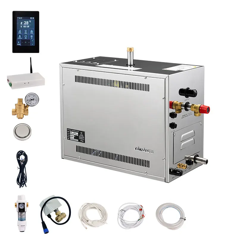 Factory Supply Atcsteam App&WiFi 4.5KW Turkish Bath Steam Generator For Hammam