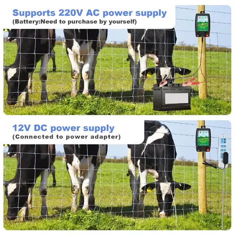 10 किमी इलेक्ट्रिक शेफर्ड, इलेक्ट्रिक बाड़ नियंत्रक, इलेक्ट्रिक बाड़ शेफर्ड पशु पशुधन 8 best sales इलेक्ट्रिक शेफर्ड - №2