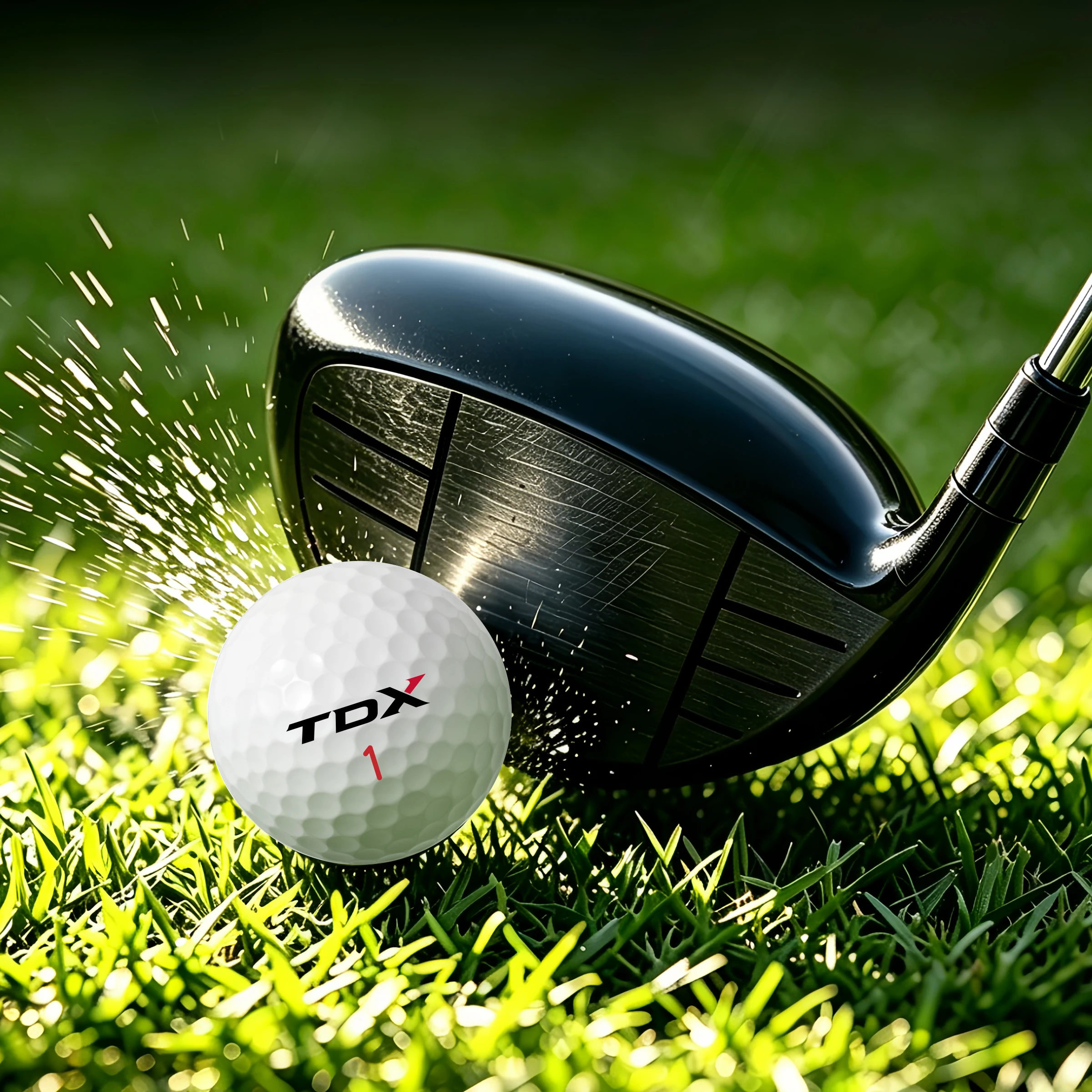 TDX Red Shift Distance Golf Balls: 12 Balls Per Box. Featuring a 3-Layer Construction and a Distance-Enhancing Design, the