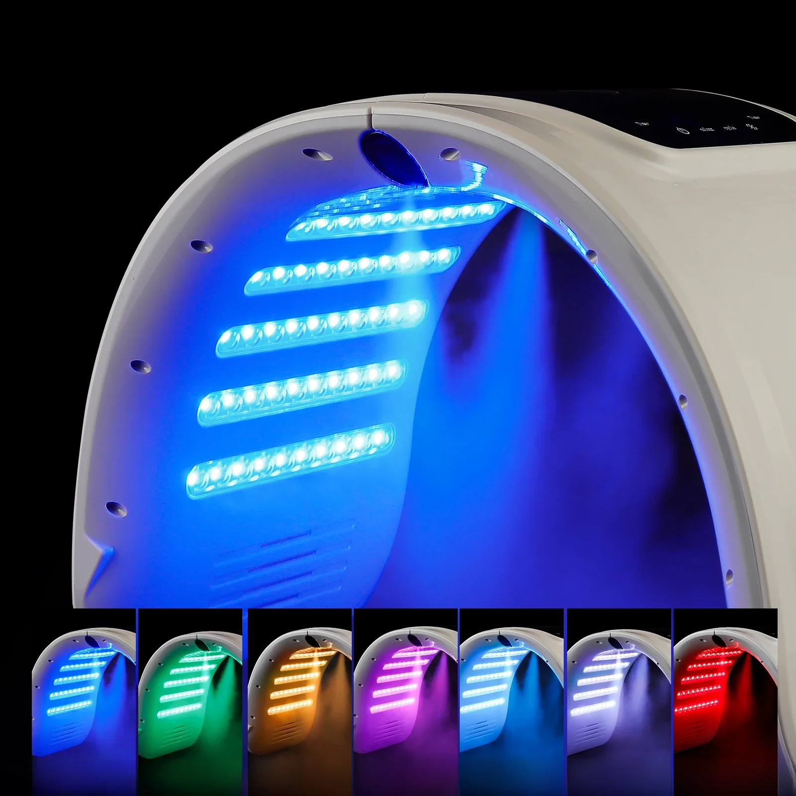 7 kolorów LED Photon Machine z nano sprayem nawilżającym skórę twarzy i ciała Salon SPA do użytku domowego Odmładzanie skóry Trądzik Pielęgnacja skóry — zdjęcie 2