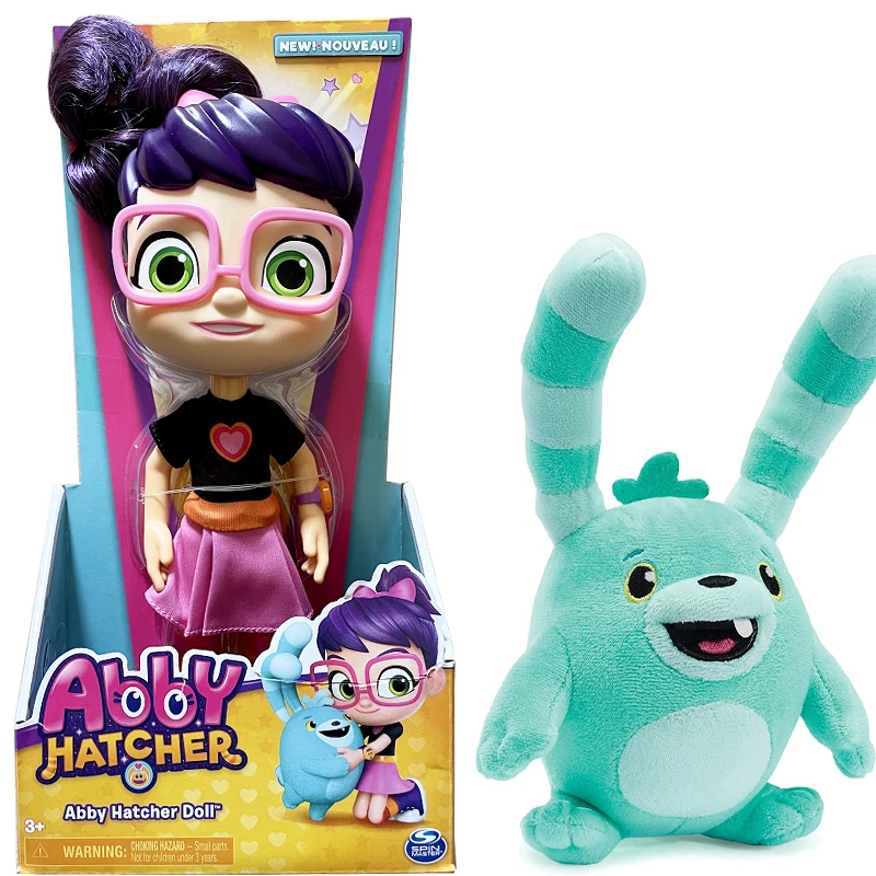 Original Abby Hatcher Doll Anime Figure Cartoon Bozzly Soft Kawaii Plush Toy Fuzzlies Little Monster Action Figure Collection