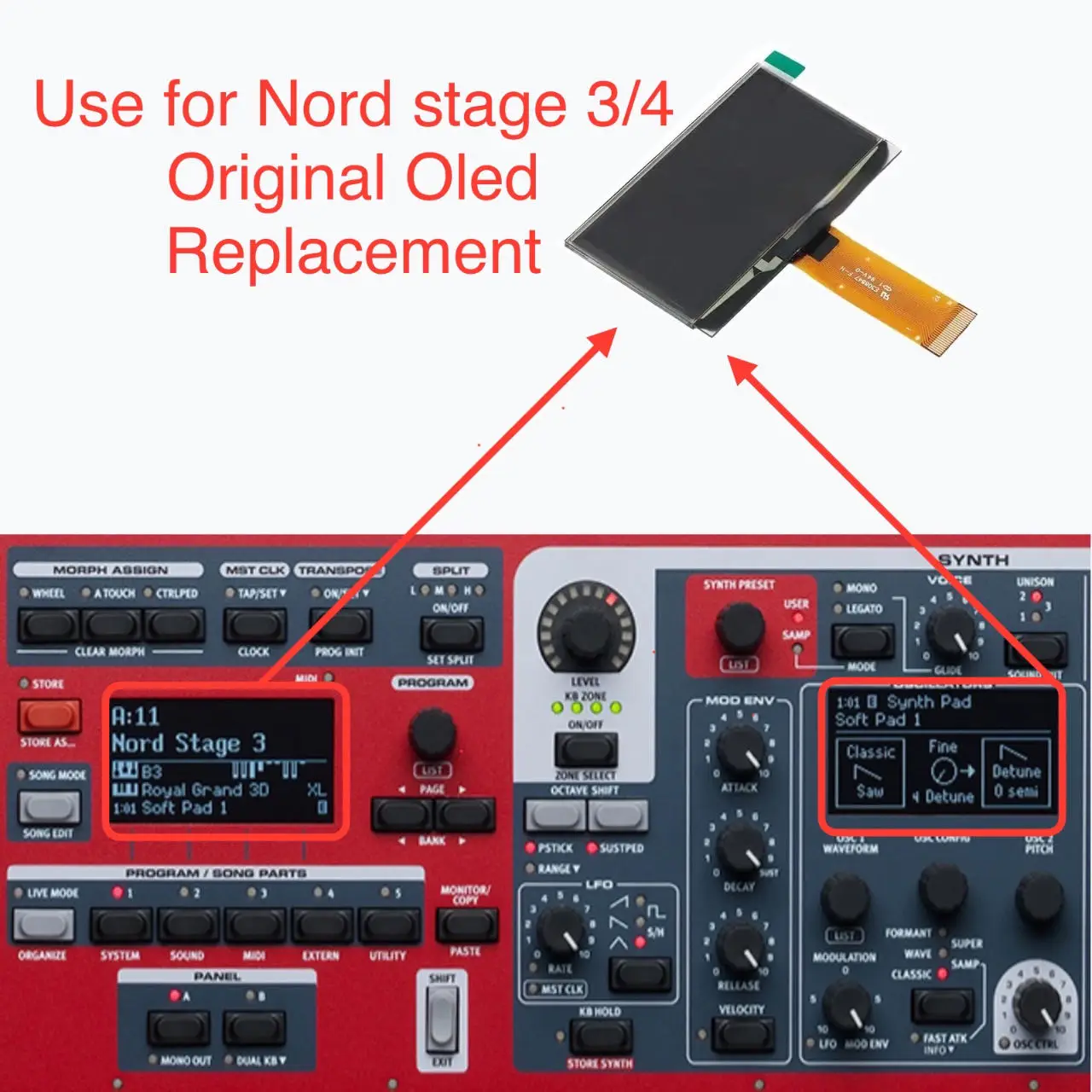 Nuevo Nord Stage 3/4 pantalla Original OLED pantalla Lcd reparación/reemplazo