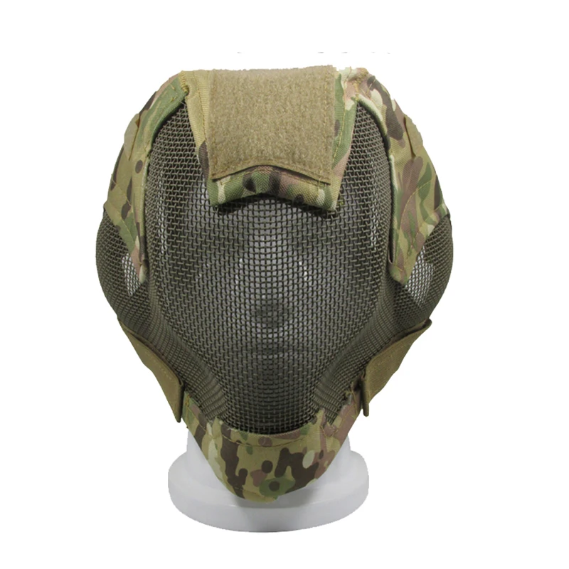 Sombrero de juego CS para hombre y mujer, máscara de malla de ataque de cara completa, casco de llamada de servicio, Airsoft V6, Unisex