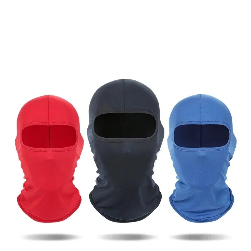 AliExpress Men's Cycling Cap Balaclava Full Face Ski Mask Hood Hiking Camping Hunting Tactical Military Airsoft Cap Bike Hats Neck Gaiter