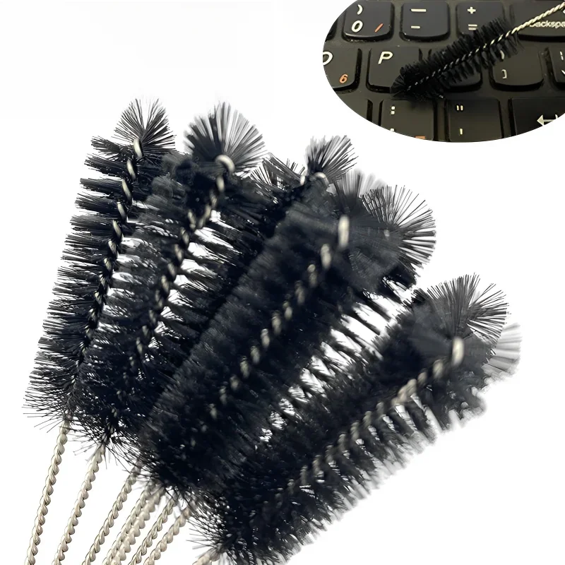 AliExpress 10PCs Nylon Tube Brushes Straw Drinking Glasses Keyboards cleaning brush conical Car Motorcycle Bicycle Washing Cleaning Tools