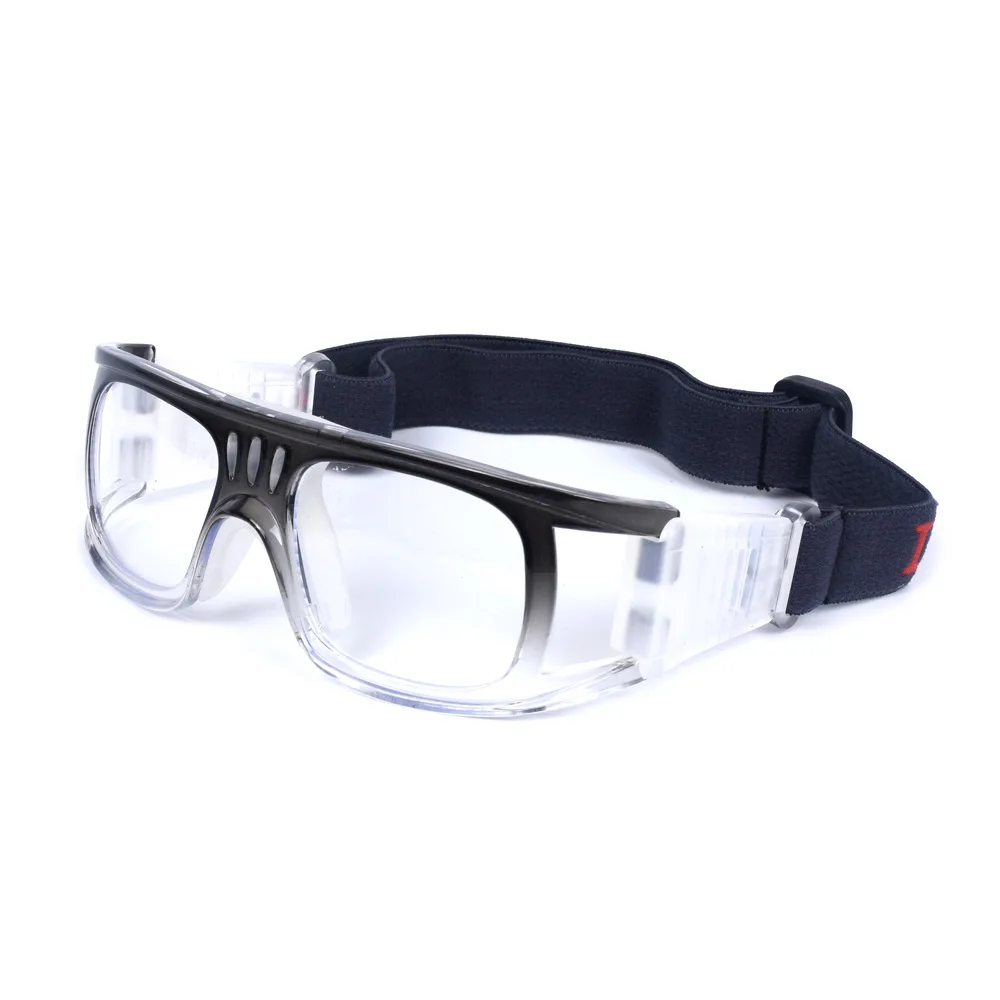 

Transparent Gradient Black Anti-Impact Shockproof Sport Basketball Football Eyewear Goggles Breathable Men Protective Eye Glasse