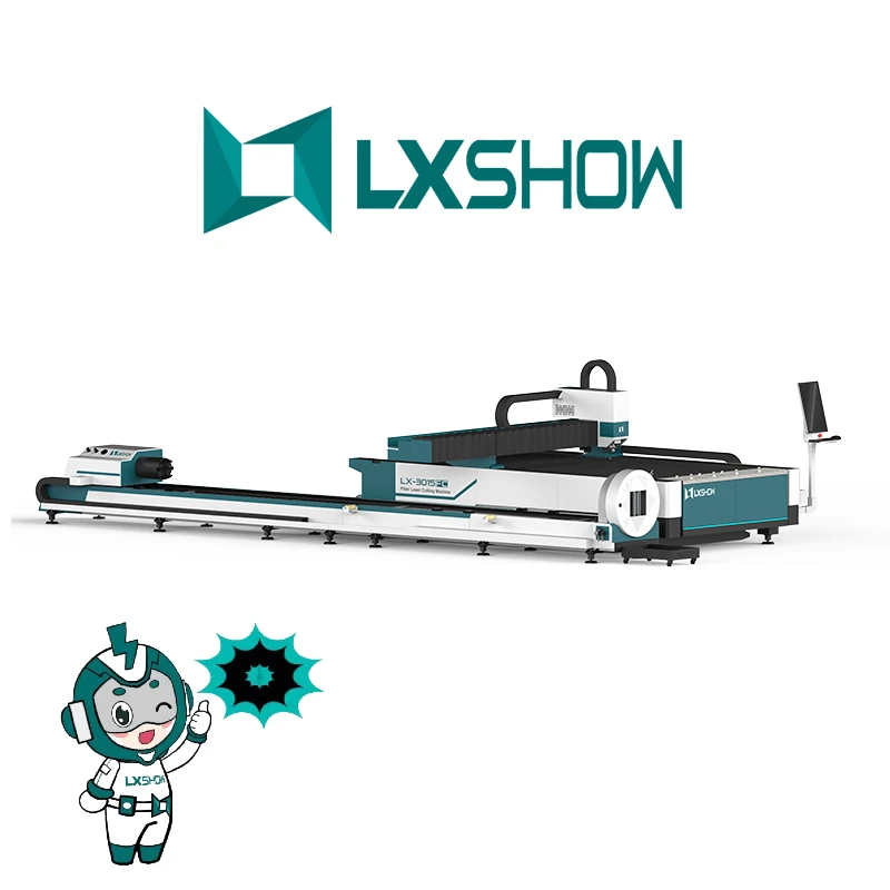 German quality metal laser tube cutting machine with Japan YASKAWA servo motor laser cutting machine