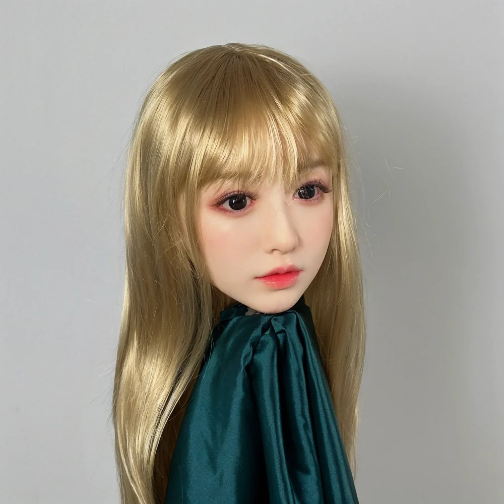 Must-Have Makeup Practice Dummy Head with Durable M16 Stand - Head + Wig, No Extra Decorations - Beginner to Pro