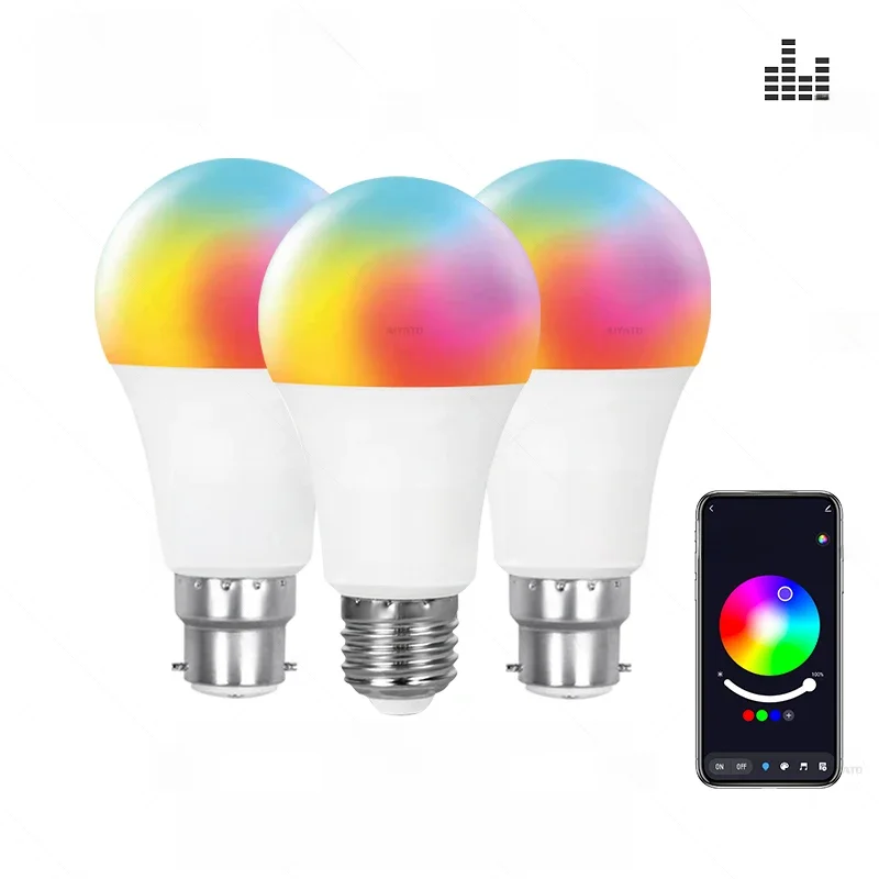 Tuya Bluetooth LED-lamp Dimbaar 15W 18W E27 B22 220V RGBCW Kleurverandering Lampen Smart Life APP Groepscontrole Muziek Ritme Timing - afbeelding 2