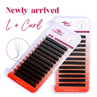 Fadvan 3D/4D/5DW Shape Eyelash Extension LU Curl Natural Faux Mink Lashes Premade Volume Fan False Eyelashes Makeup Supplies