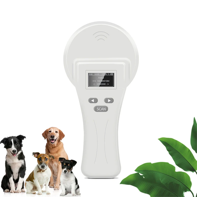 Microchip Handheld Scanner USB2.0 Bluetooth RFID Animal Glass Chip Reader 134.2KHz /125KHz Pet ID Scanner for Dog Cat