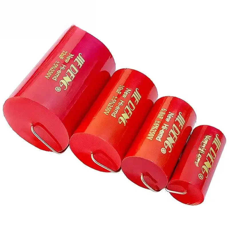 Kondensator Audio dla głośnika pojemność osiowa wytrzymuje napięcie 250V 2.2uf 3.3uf 4.7uf 5.6uf 6.8uf 10uf 15uf 22uf MKP AEAK — zdjęcie produktu 3
