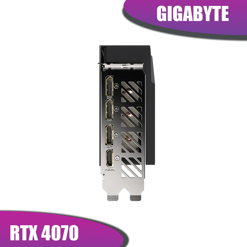 Видеокарты GIGABYTE RTX 4070 EAGLE OC 12G, видеокарты GIGABYTE NVIDIA RTX 4070 GDDR6X 12 Гб, видеокарта GPU бит PCIE4.0