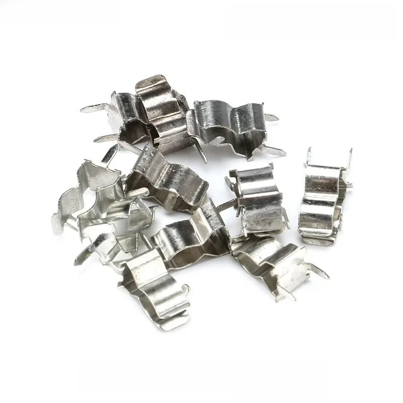 50 sztuk/partia 5x20mm 6x30mm posiadacze bezpieczników pełna miedź niklowanie ubezpieczenia rury gniazdo uchwyt bezpiecznika klip — zdjęcie 2