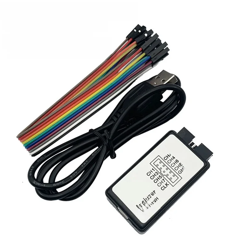 Analizator logiczny USB 24 MHz 8 kanałów 24 M/s Analizator logiczny Debugger dla ARM FPGA Analizator logiczny Logic 24 M 8CH — zdjęcie 2