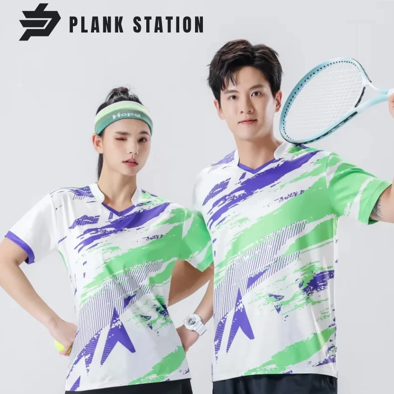 

New Arrival Tennis Shirt Unisex Men Women Kids Sportwear T-Shirt Badminton Cycling Running Sports Uniform DIY Customize