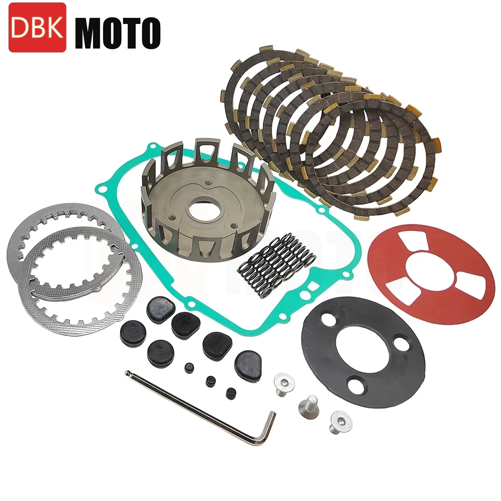 Dla Yamaha Blaster 200 YFS200 1988-2006 ATV CNC Heavy Duty Billet kosz sprzęgła i zestaw uszczelek