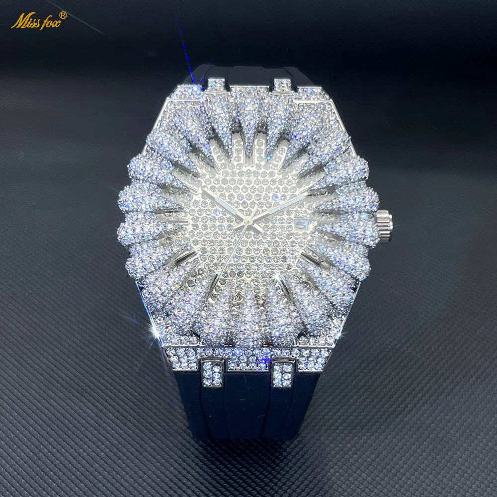 Luxury Watch Iceberg - MISSFOX New Design Iced Diamond Watch