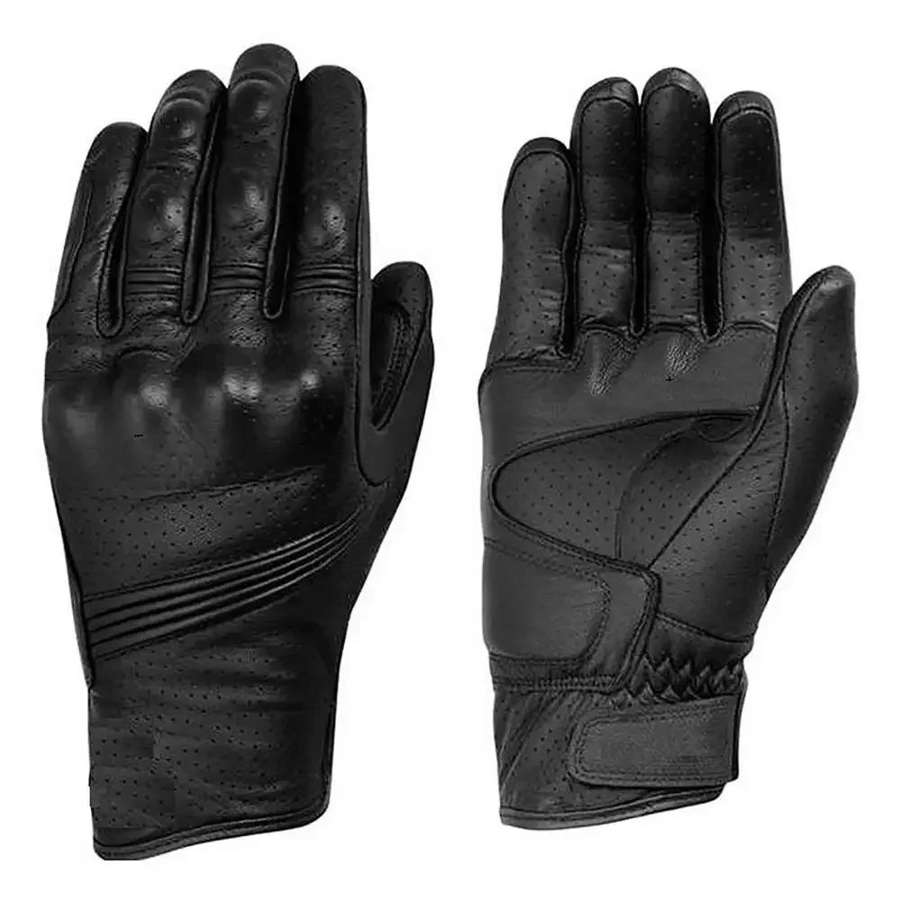 AliExpress High Quality Goatskin Men Motorcycle Gloves Genuine Leather Touch Screen Motocross Racing Riding Gloves Dirt Bike Cycling Guante
