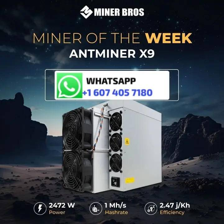 HKD 🏆 Buy 2 Get 1 Free Brand New Bitmain Antminer X9 RandomX ASIC Miner