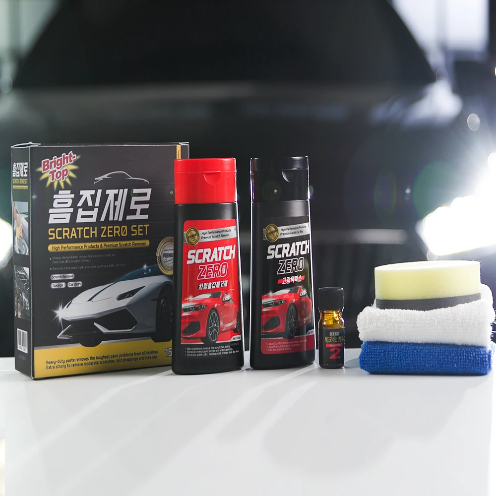 Scratching agent 6 kinds set car scratch compound scratch removal residue removal