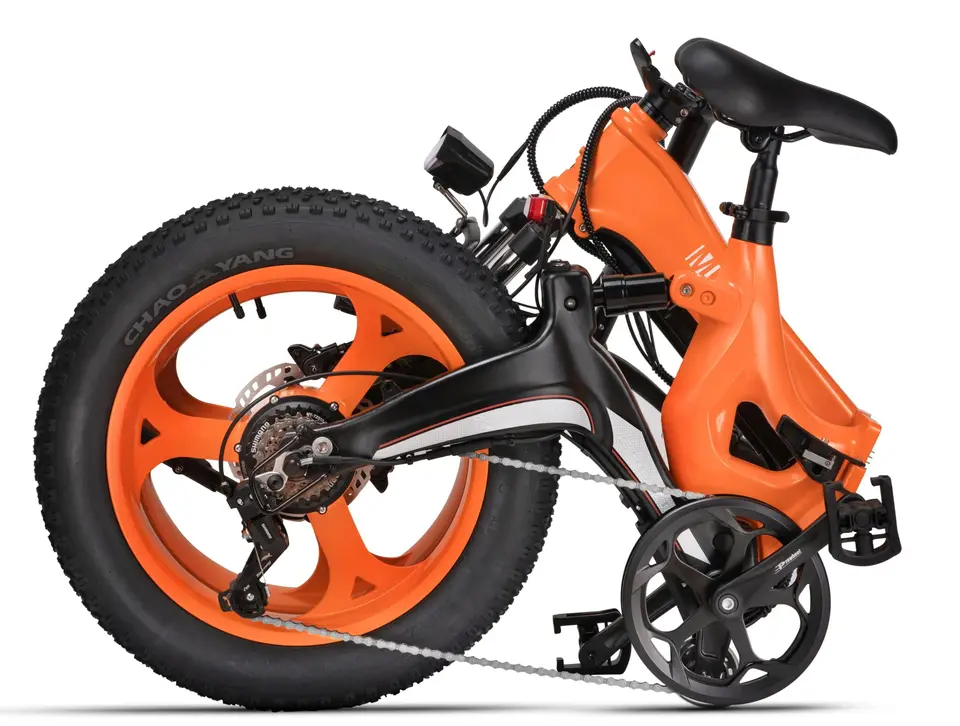 MIHOGO NX max Adult Electric Bicycle, 750W city ebike, 48V 12.8AH E-bike, 20-Fat Tire Foldable Electric Bike image 7
