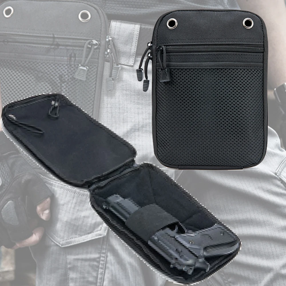 Borsa tattica per pistola nascosta Molle Custodia per fondina EDC Custodia per cintura universale per pistola Accessori per cintura da caccia
