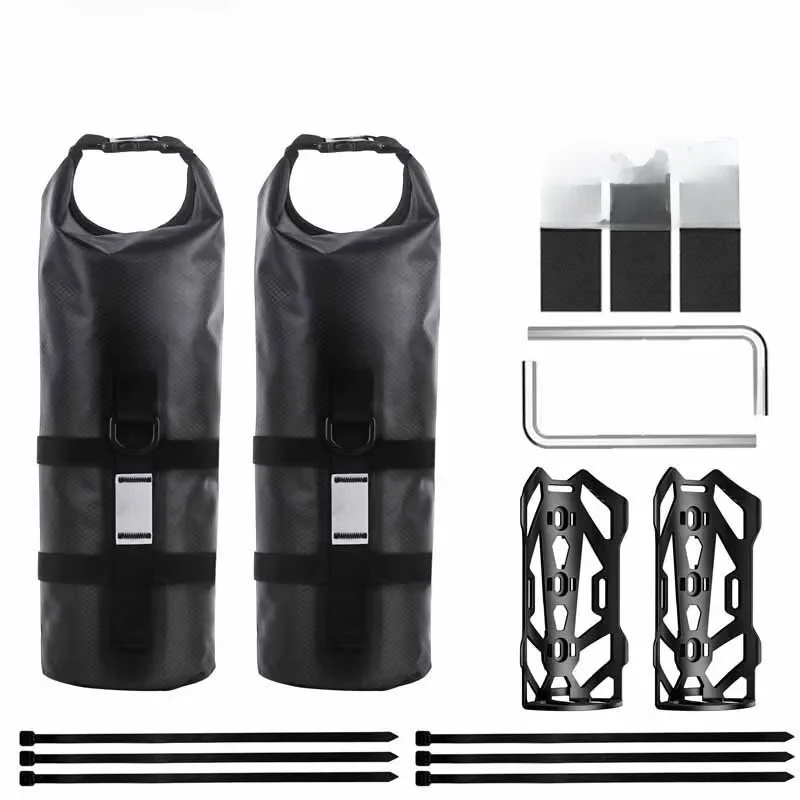 AliExpress NONE Toptrek Portable Waterproof Bicycle Fork Bag 5L Portable MTB Frame Trunk Road Bike Electric Scooter Bag Bicycle Front Tube Bag