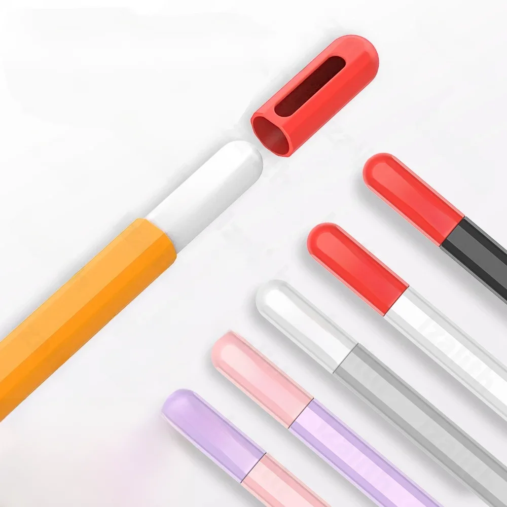 Piórnik do Apple Pencil Pro Dopasowany kolorystycznie miękki silikonowy ultracienki pokrowiec ochronny na iPada Pencil Pro — zdjęcie 2