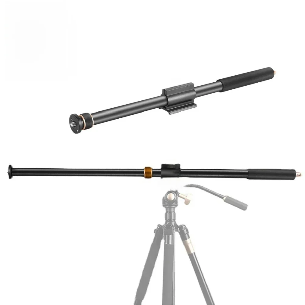 QZSD AK90 Uniwersalne przedłużenie statywu Ramię wysięgnika Przedłużacz ze stopu aluminium Pozioma kolumna środkowa 52-93 cm do statywu Obciążenie 10 KG — zdjęcie produktu 7
