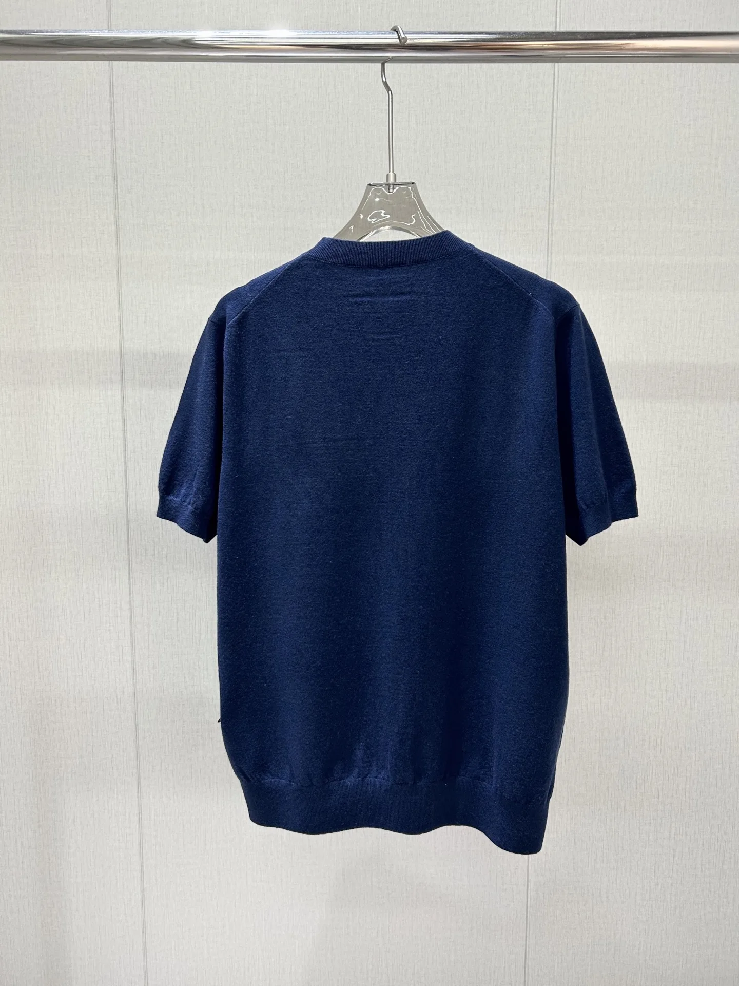 

2025 Women Knitted Short-sleeved Summer New Loose Versatile Round Neck Fashionable Casual Soft Ladies T-shirt